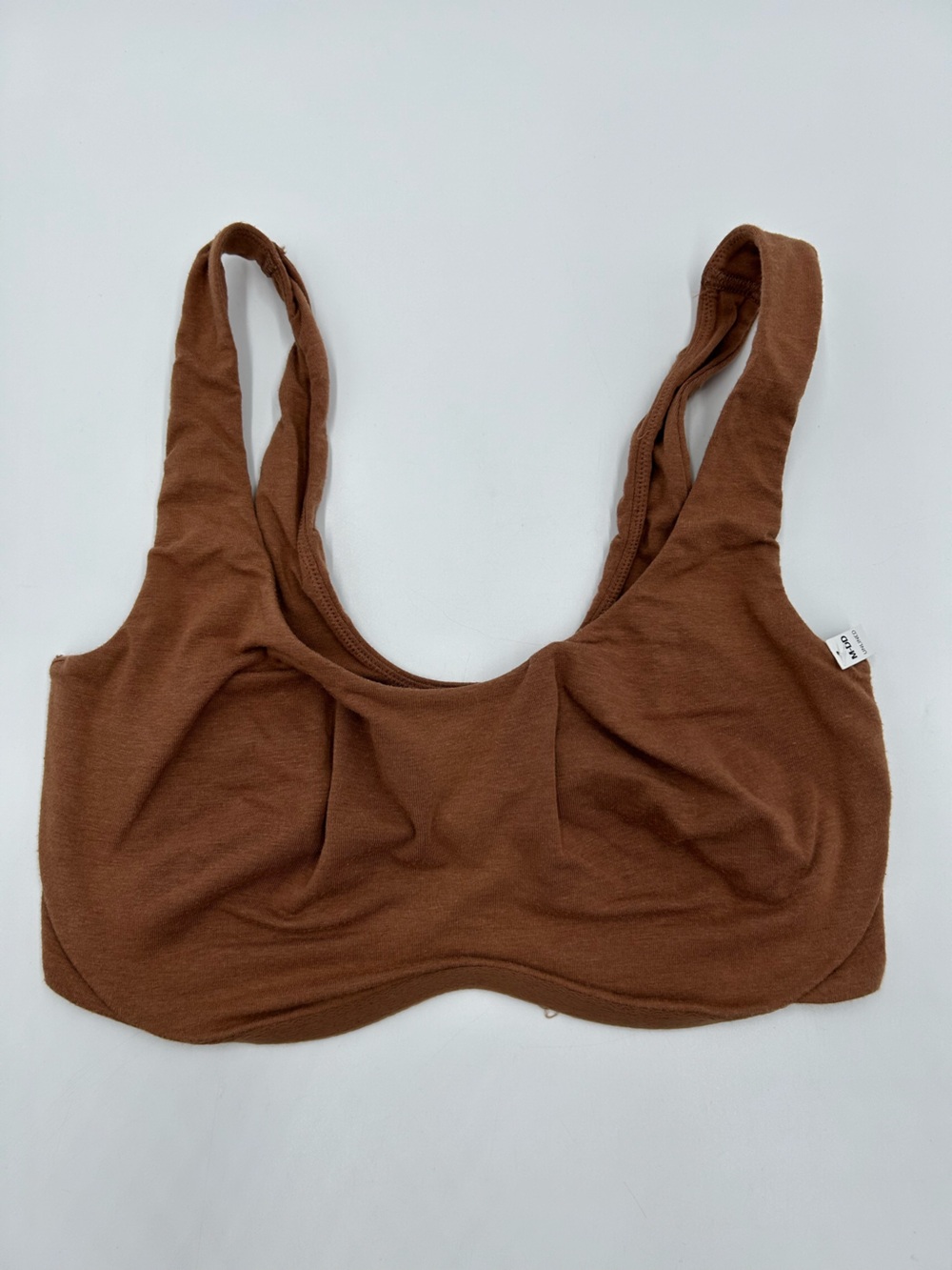 PINK Victoria's Secret Brown Underwire Softest Bralette M NWT